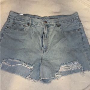 American Eagle Distressed Denim Shorts